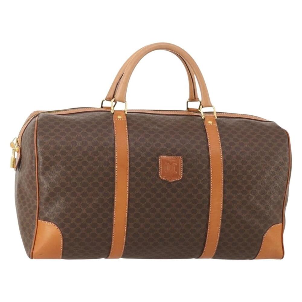 Celine Macadam Boston Bag Brown